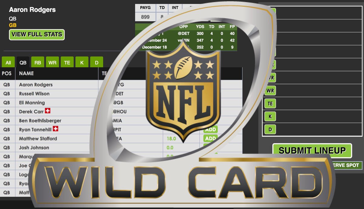 fanDaction (@fandaction) on Twitter photo Thought your fantasy football season was over? Think again. We have a handful of unique contests for this weekends wild card games #dfs #nfl Thought your fantasy football season was over? Think again. We have a handful of unique contests for this weekends wild card games #dfs #nfl