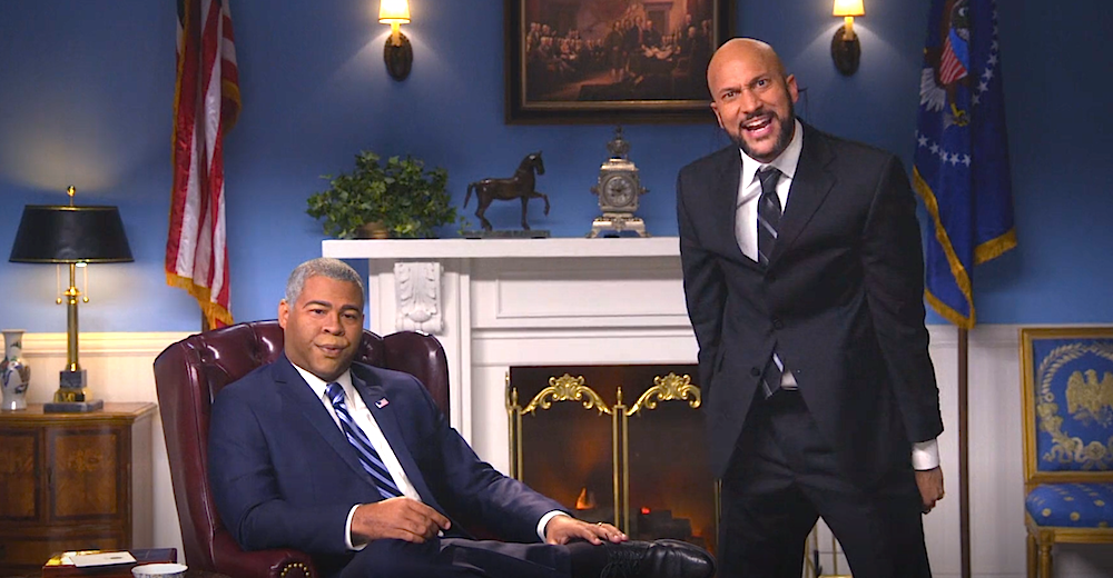 esquire's tweet photo. Watch @KeyAndPeele return to @ComedyCentral to bid Obama farewell: https://t.co/taAgi4YksM https://t.co/sW9iJ5u8jg