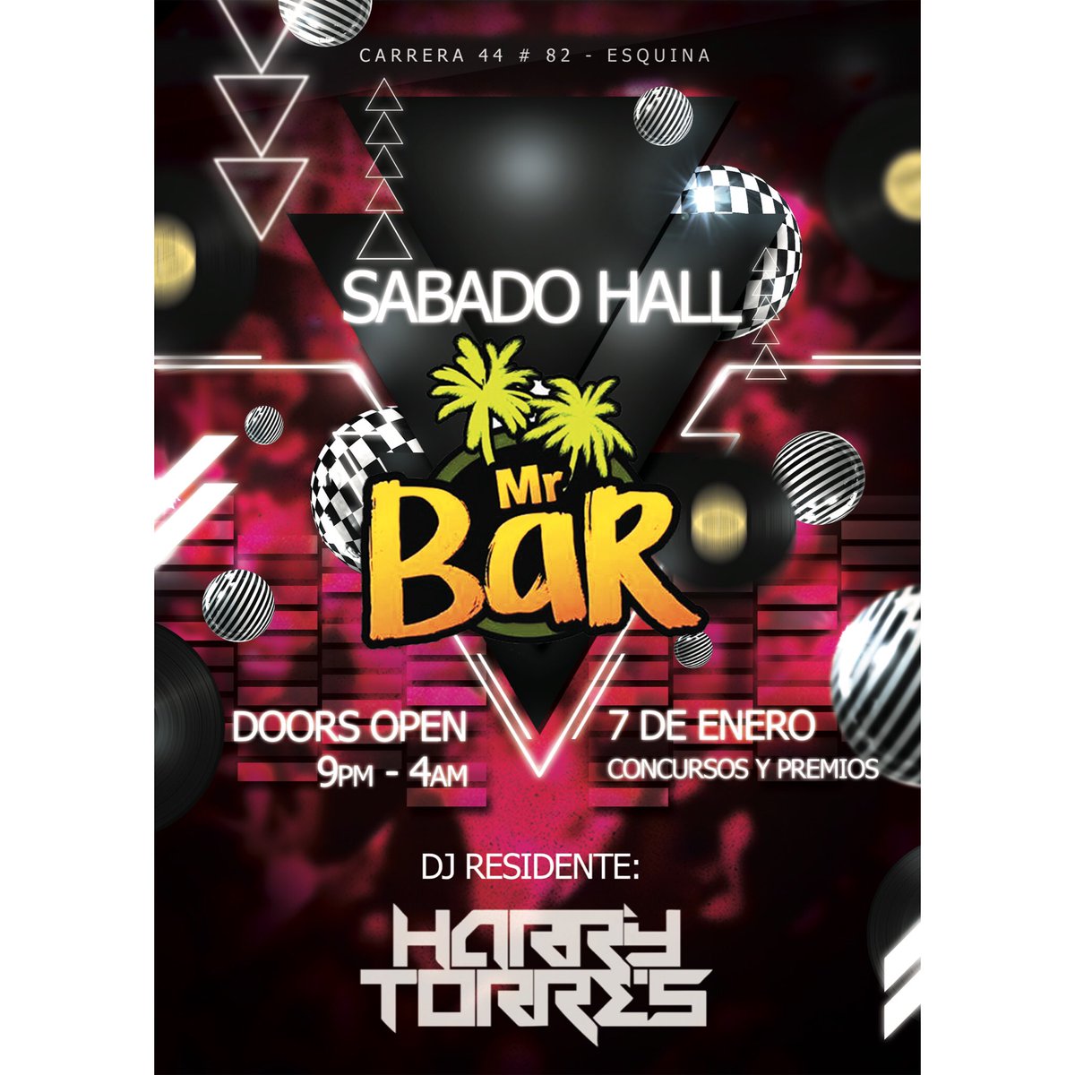 DjHarryTorres's tweet photo. SabadoHall - Domingo mi HBD en #MrBar no se lo pierdan mi gente 🌴 https://t.co/XMb6RAQZ1c