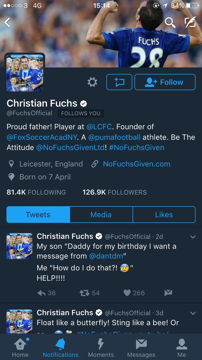 LboroSB's tweet photo. Massive thank you to @FuchsOfficial for following our twitter page! #ManyFuchsGiven https://t.co/h0TSpqHgfS