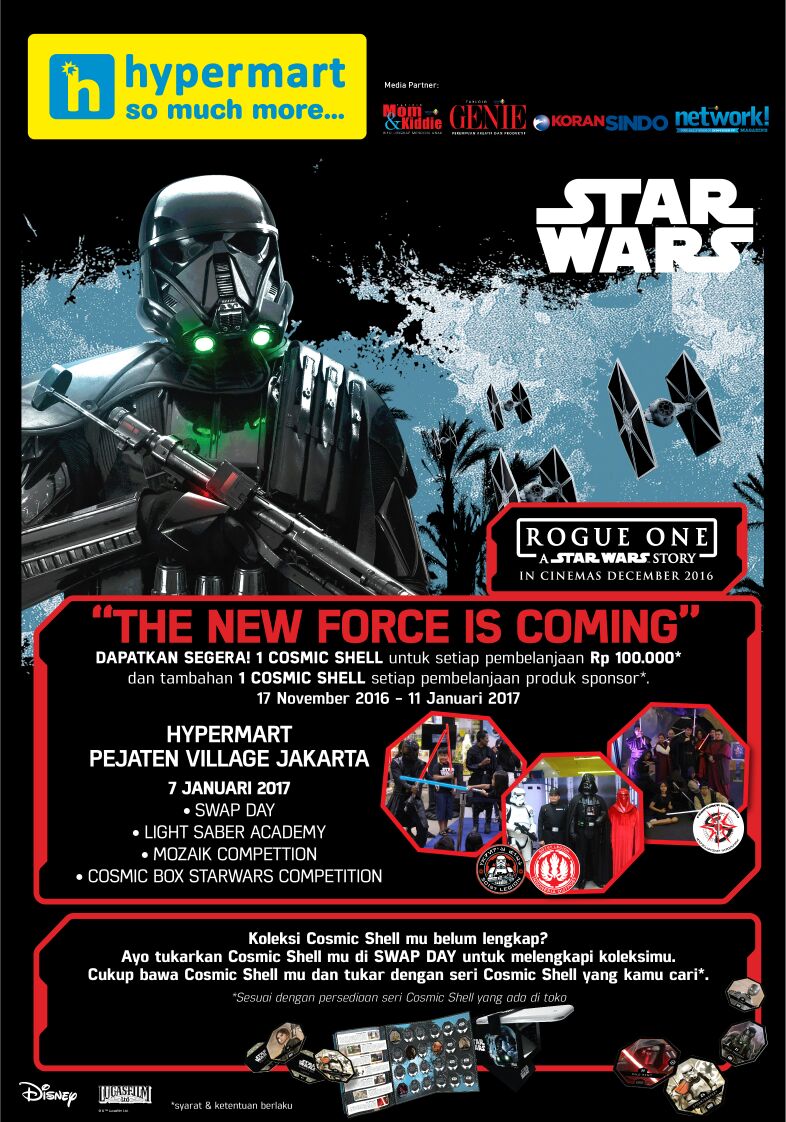 Panglimasebath's tweet image. Siap u/ SWAP DAY #hypercosmicshell #hypermartstarwars besok di HPM Pejaten!ikuti eventnya &amp;amp; jgn lupa ada #wefie competition juga @hicard_id