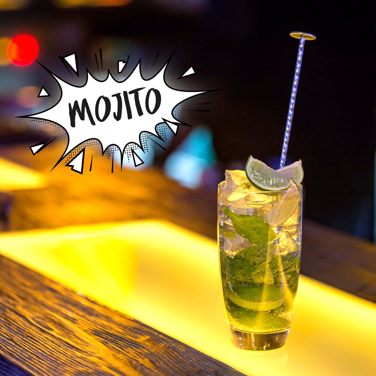 Eğlenceyi tatlandıran bir içecek mojito, Oops! Live’da #oops #oopslive #mojito #kokteyl