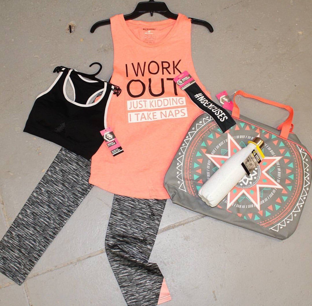 five below workout gear