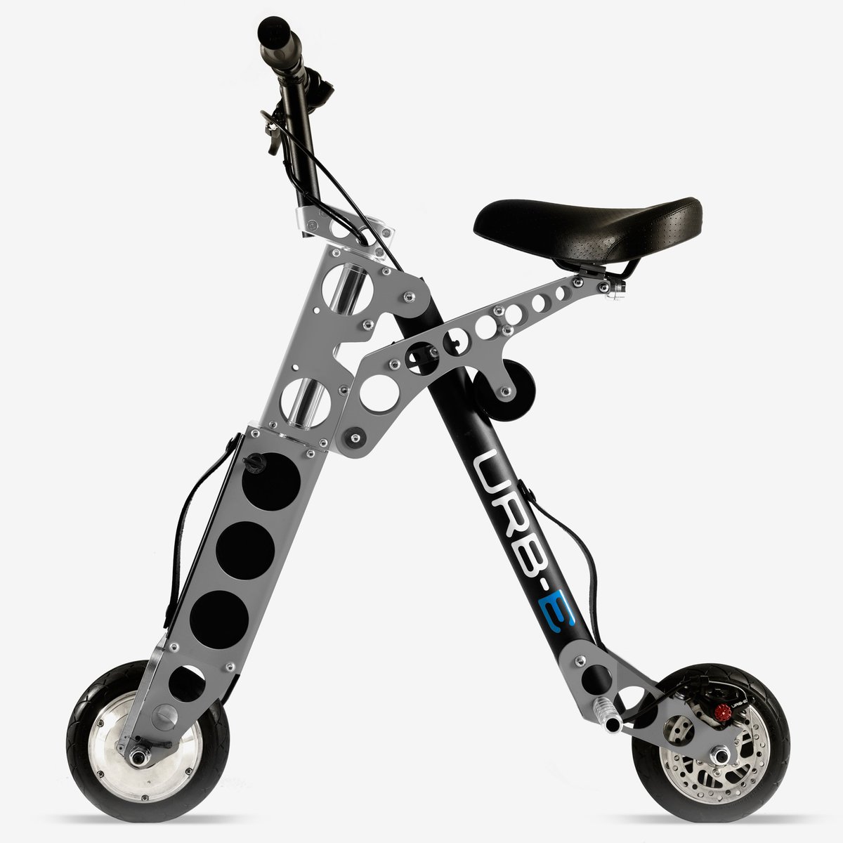 This foldable electric scooter can charge your smartphone as you ride: dezeen.com/?p=1029269 #CES2017