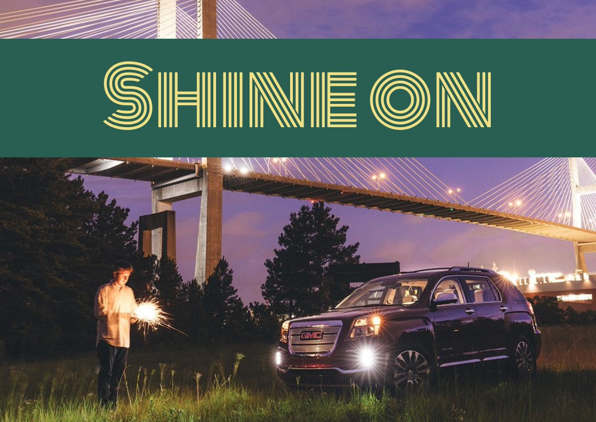 Shine brighter than ever before. #GMC