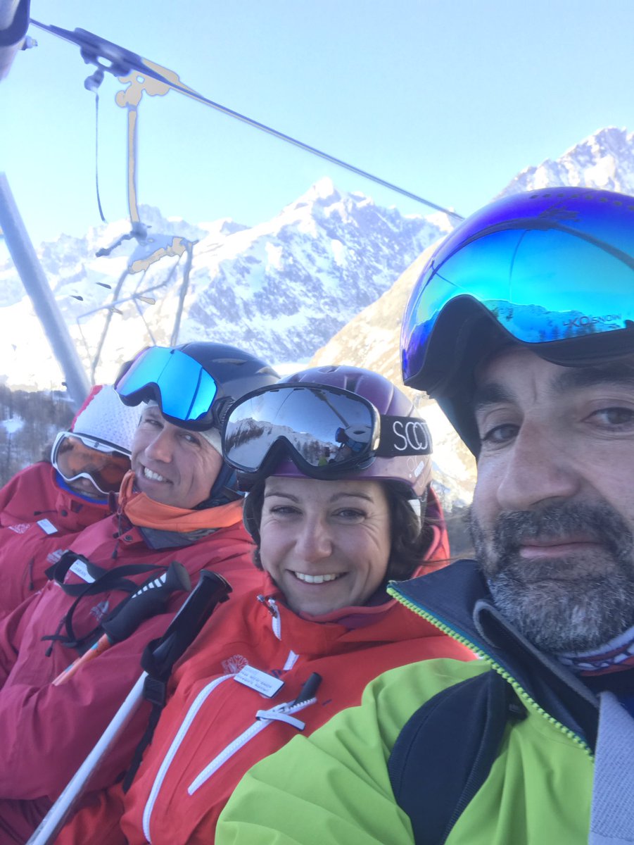 Mr_Broderick08's tweet photo. Nikki, Damien and Fran #DVHSSki2017 #eternallygrateful #bestinstructorsever #chairliftselfie https://t.co/B1tUomPPkL