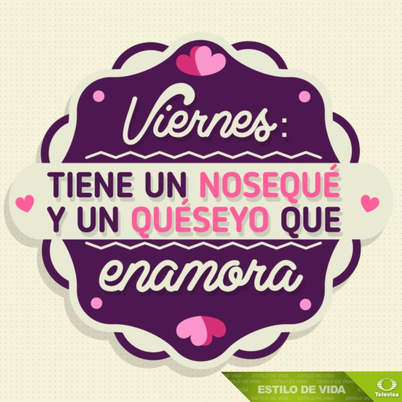 #BuenViernes ¡Por fin es viernes!
estilodevida.televisa.com