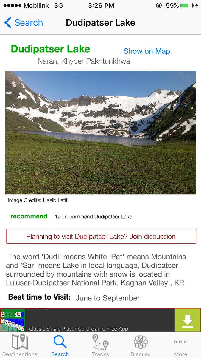 hasiblatif's tweet image. My "TravelPak" app is Live on AppStore. I hope it will usher a new era of #Tourism in #Pakistan. Its Free and always will be #TravelPakistan