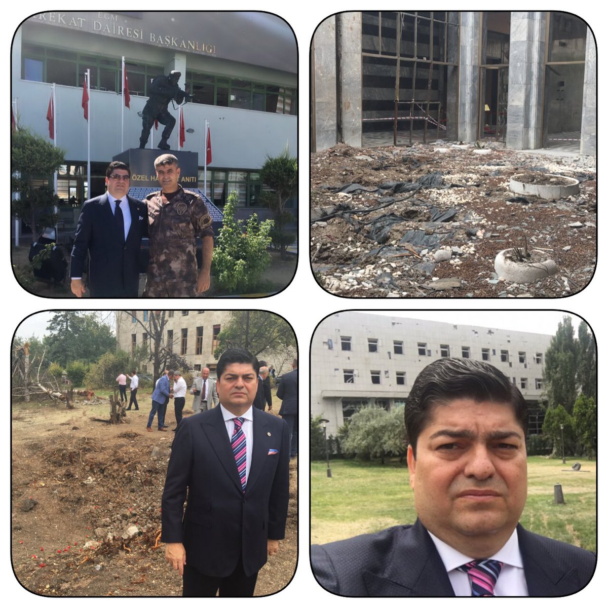 15 Tem Gecesi Yüce TBMM &amp; Özel Haraket Kuv. hedef alan şerefsizler; bugün bizleri bombaları ile yıldırmaya çalışıyorlar. Başaramıyacaksınız.