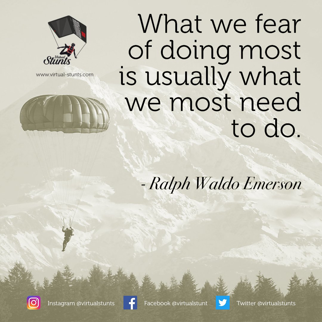 aniakrolcoach's tweet photo. Sometimes all you need to do is stop... And realize that overcoming your fears is what you should do! #virtualassistance #va #virtualstunts https://t.co/Ot8HPYiG3f