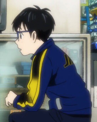 rt_your_yuri's tweet image. yuri (his face lighting up when he sees viktor,)