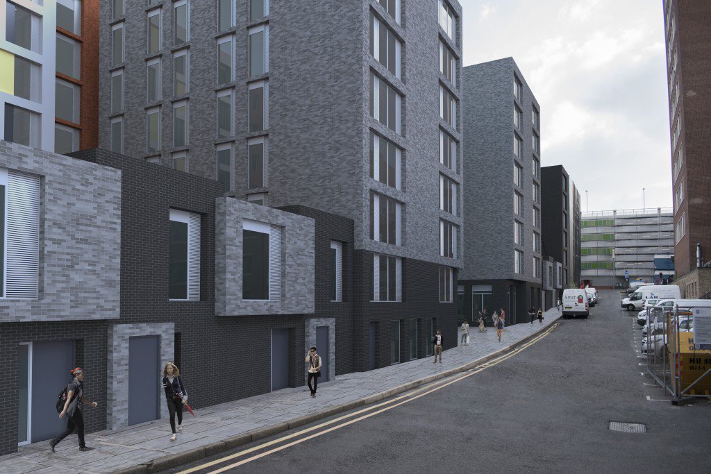 SheffieldNews_'s tweet photo. Rockingham Street student flats have been given the go ahead from Sheffield Council - artist impressions below (taken from developer's site) https://t.co/NxqoHi52BO