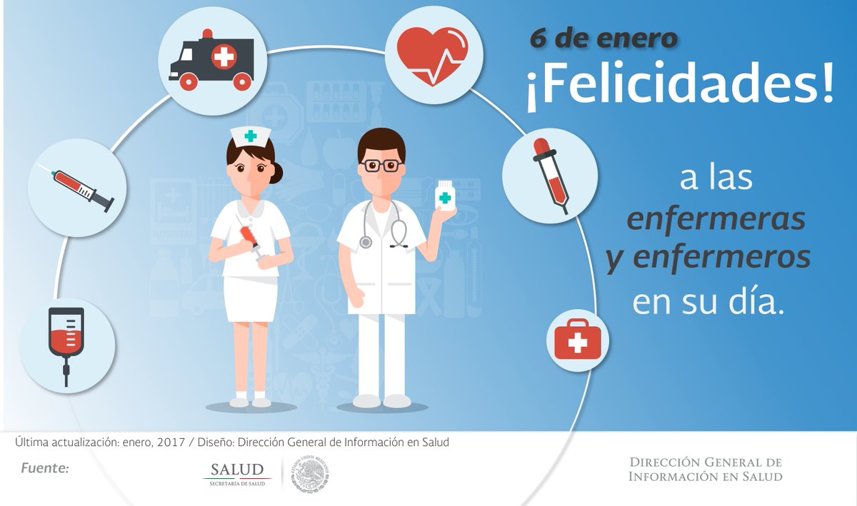 Salud Mexico No Twitter 6 De Enero Dia De La Enfermera Y El Enfermero