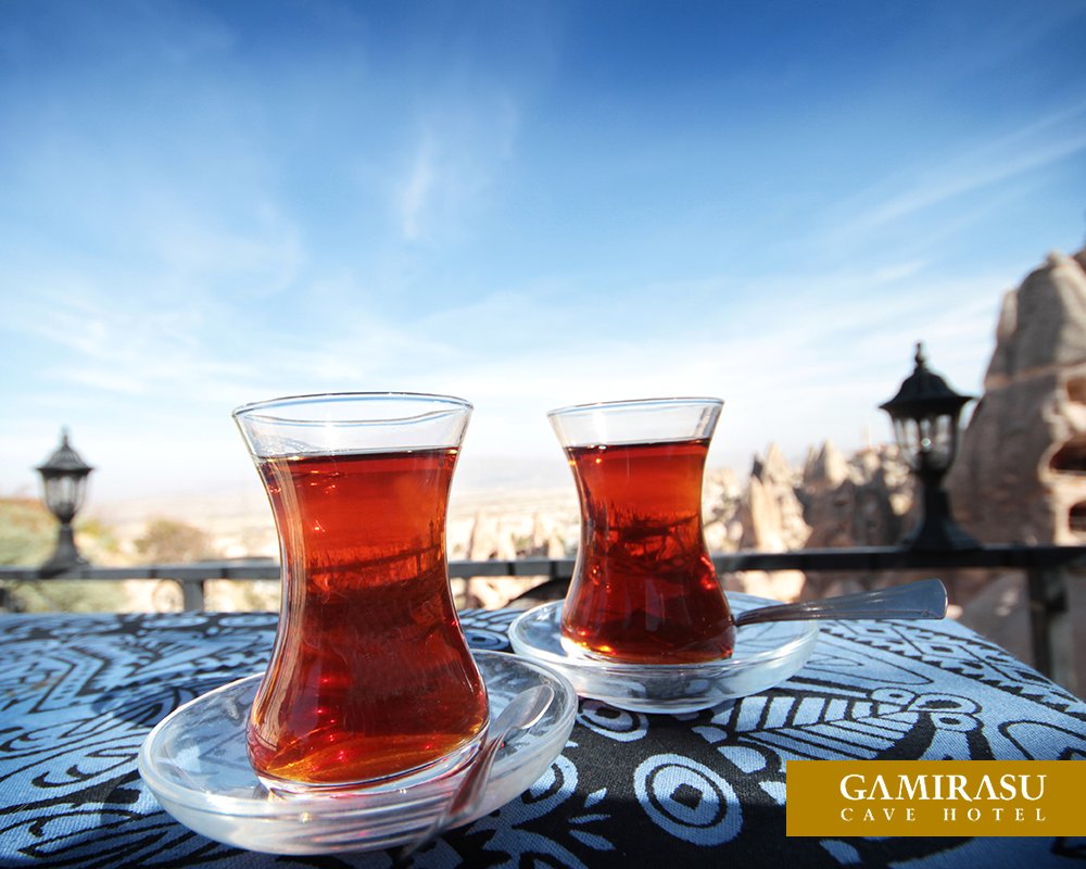 Drinking tea in Cappadocia is priceless.
