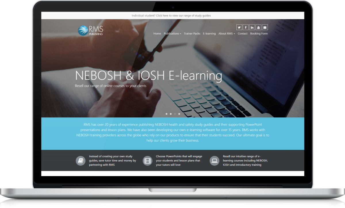 Introducing our brand new website for 2017 rmspublishing.co.uk