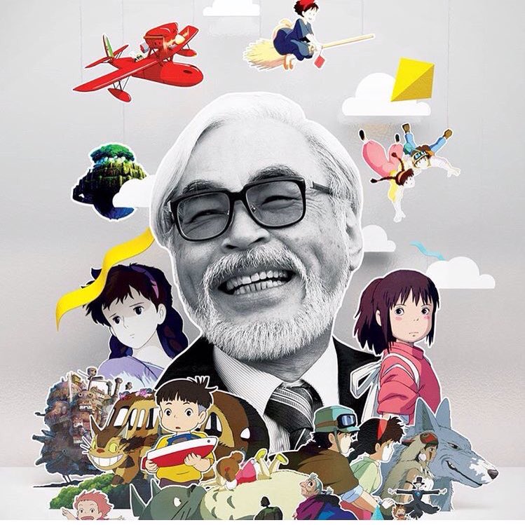 Happy birthday, Hayao Miyazaki! 76yrs old today! 