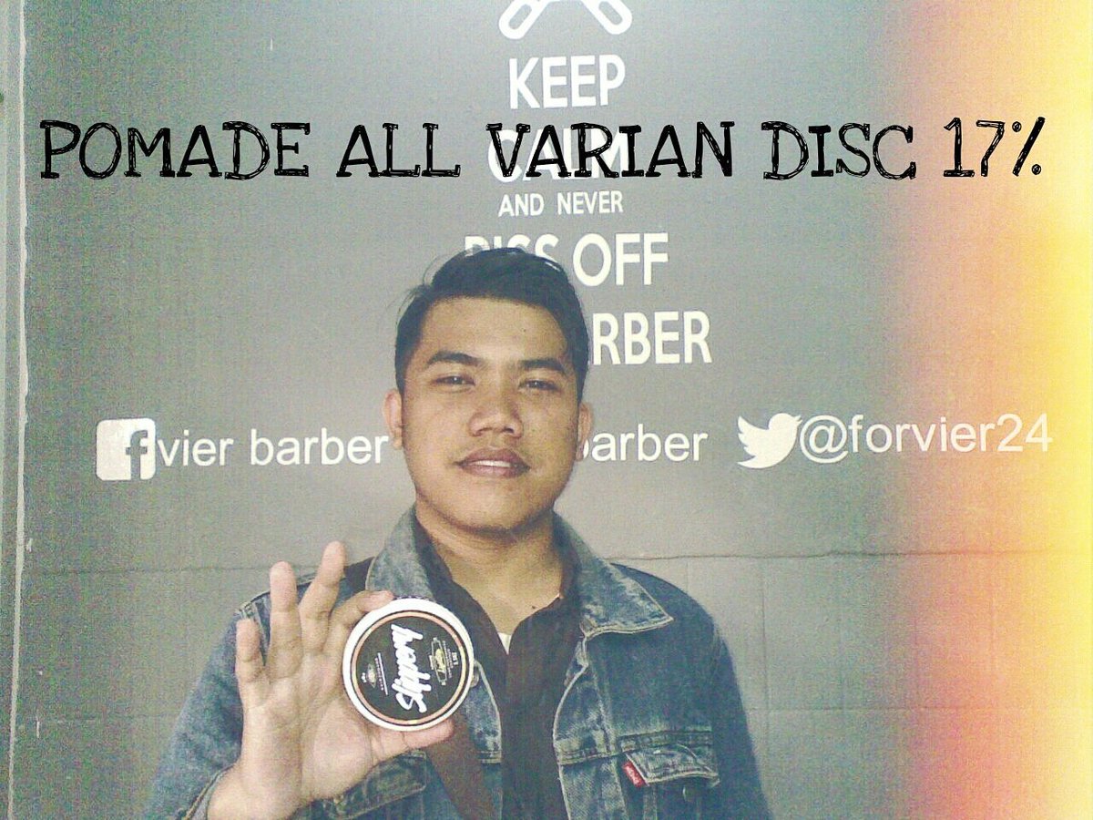 Pomade juga diskon 17% ALL Varian loh, oilbased, waterbased, classic Pomade ^^ #pomade #bogor