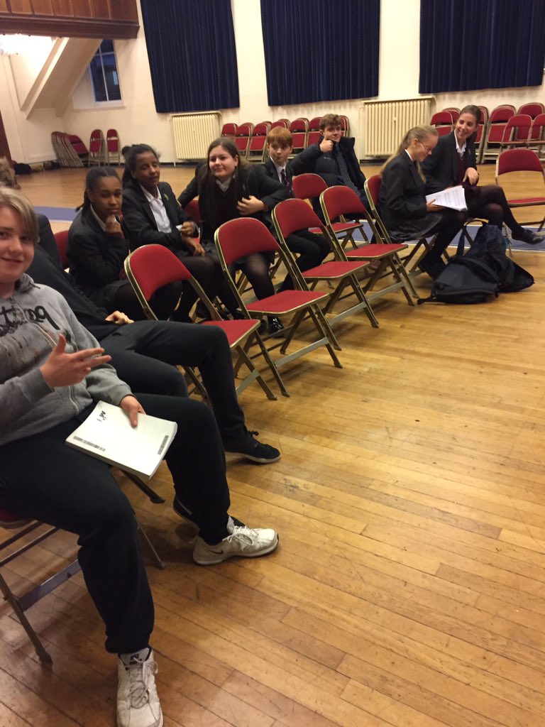StDunsDrama's tweet photo. @StDunstansColl @StDunsDrama  cast reassembled for the run in to Parade @GreenwichTheatr in March. Get your tickets now! https://t.co/cGAqM3UDYN