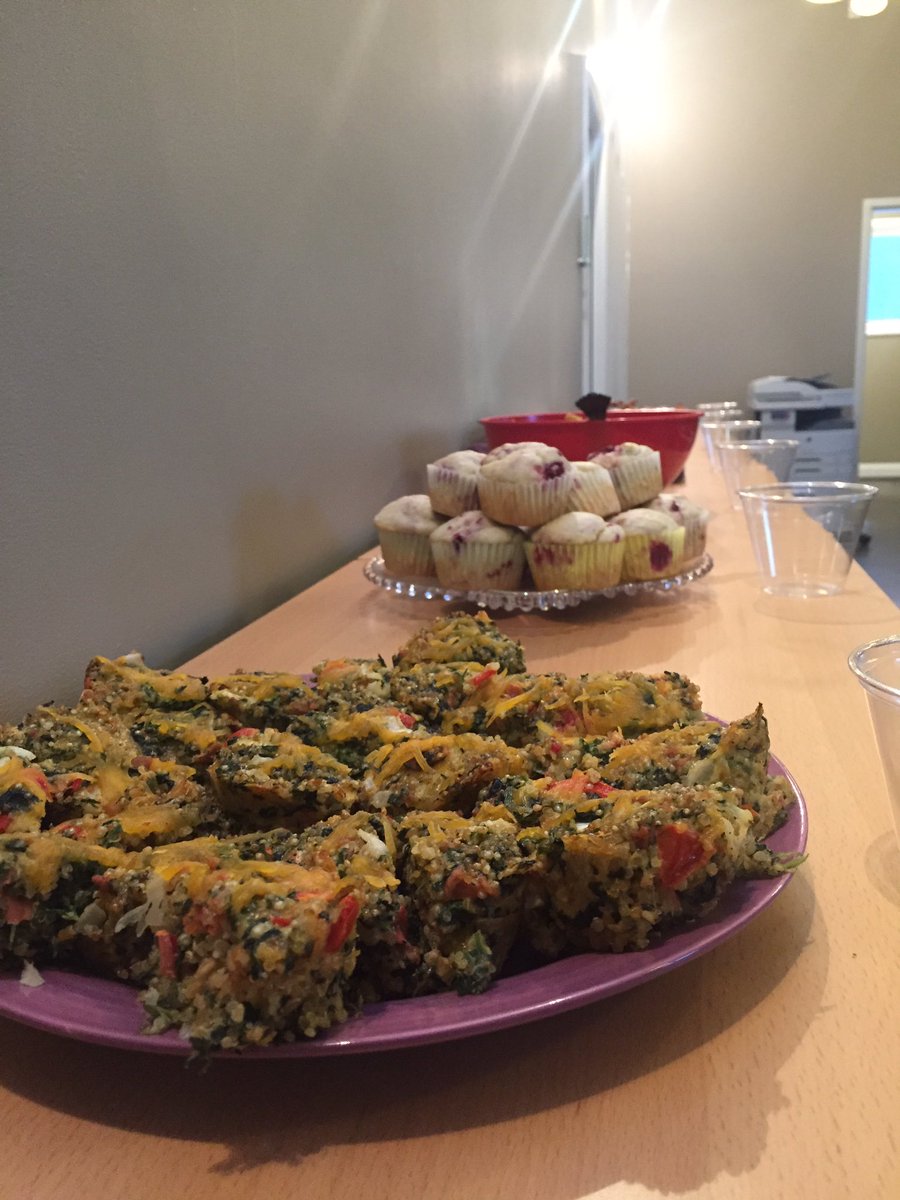 aBrightIdea96's tweet photo. It looks like we're going to have a stiff competition! The #ActiveABI healthy breakfast potluck is about to commence https://t.co/puYMc4ienF