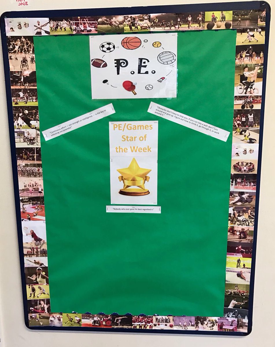 ⭐️ It could be a tough decision this week with the PE Star of the Week at <a href="/PhilipSouthcote/">Philip Southcote</a>!