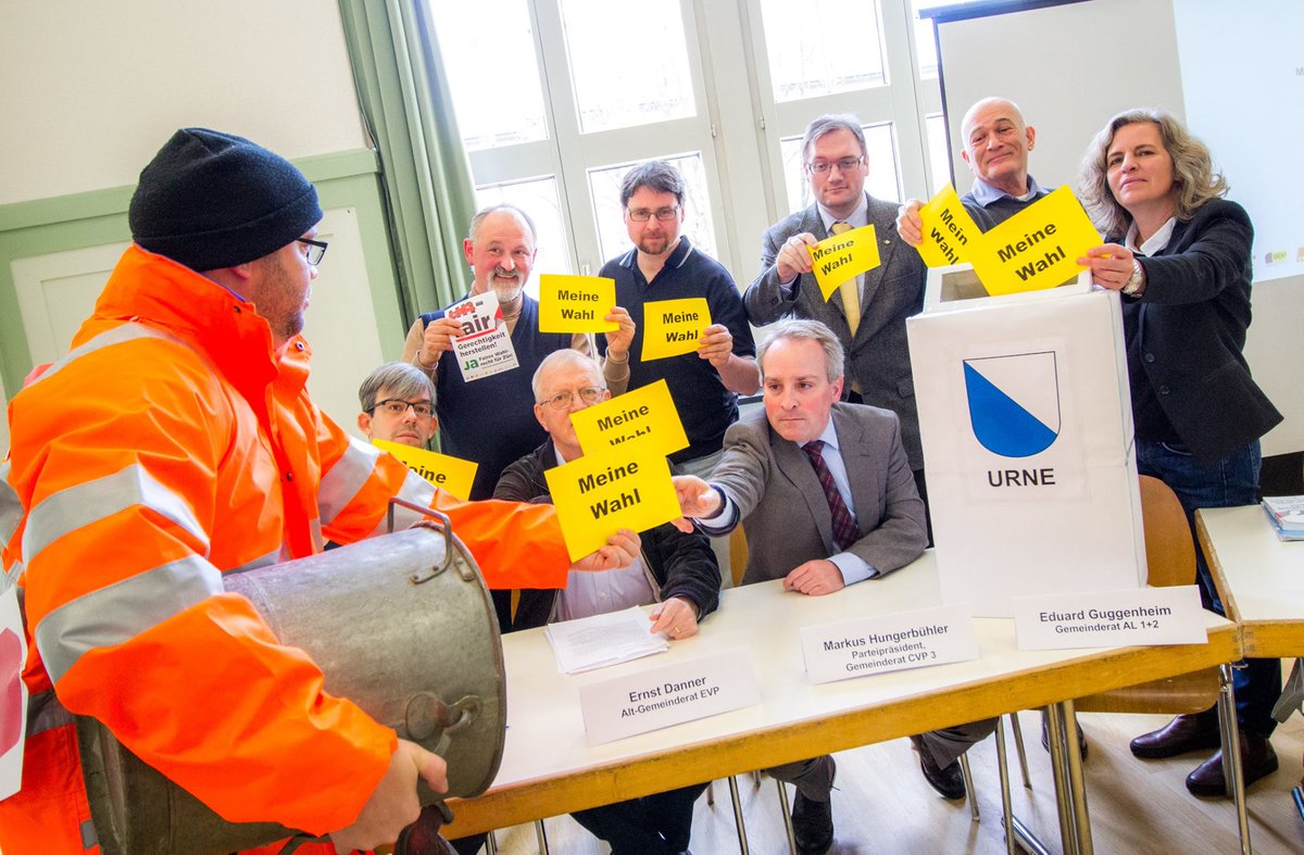 Ein Stimmzettel gehört in die Urne und nicht in den Abfall! Die 5%-Hürde gehört abgeschafft! #fairesWahlrecht