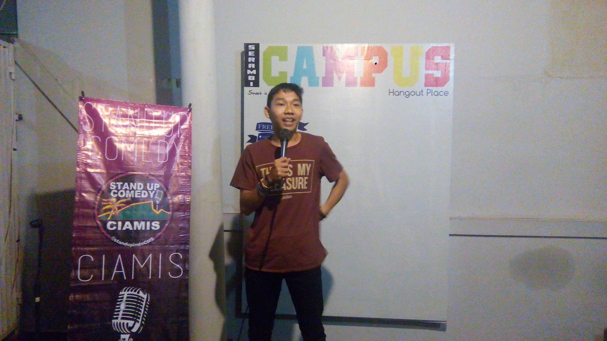 Selanjutnya di #OpenmicCiamis ada <a href="/ALDYSETIAMAN/">#AMS</a>