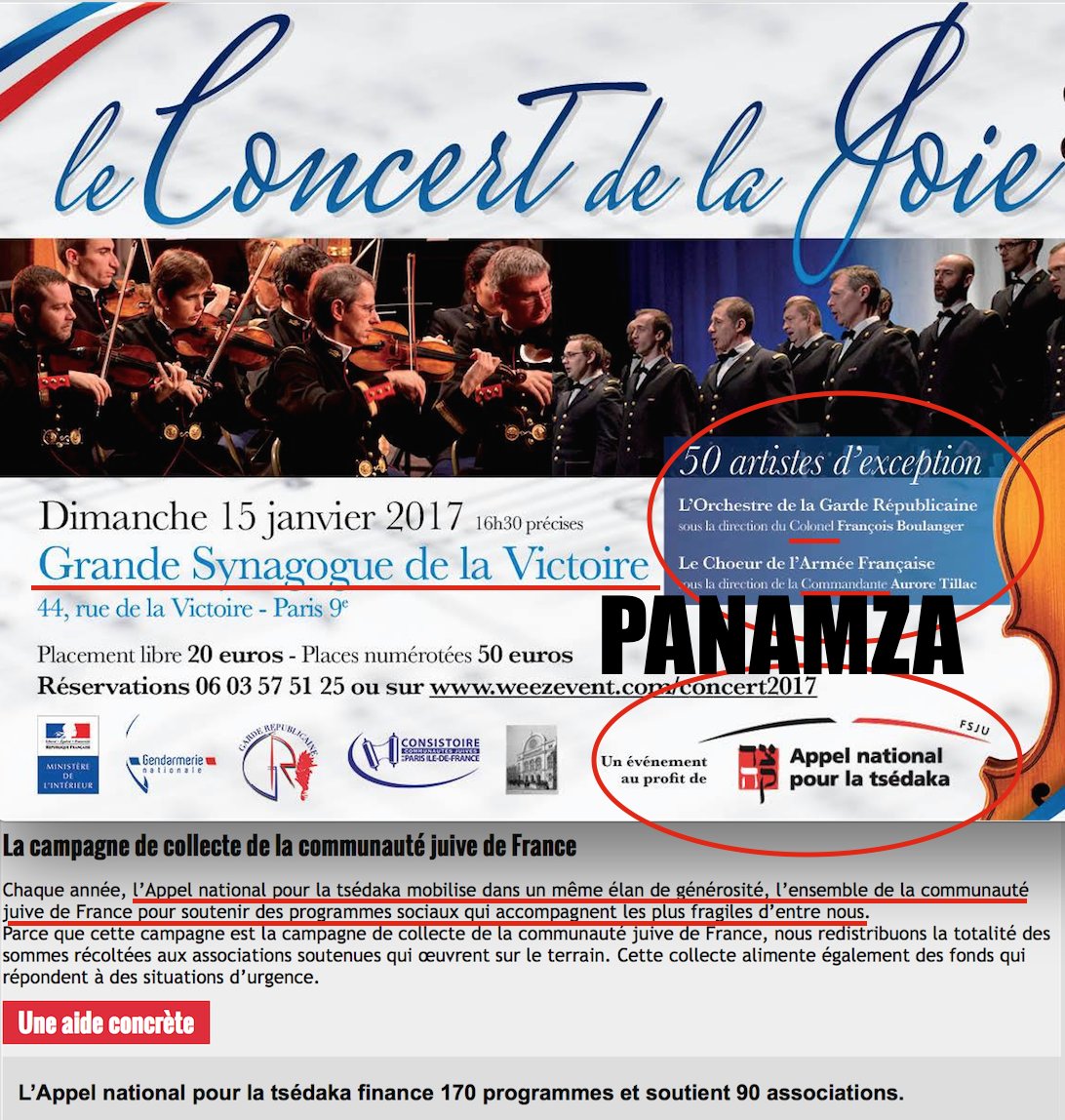 Des militaires réquisitionnés pour donner un concert caritatif de la communauté juive