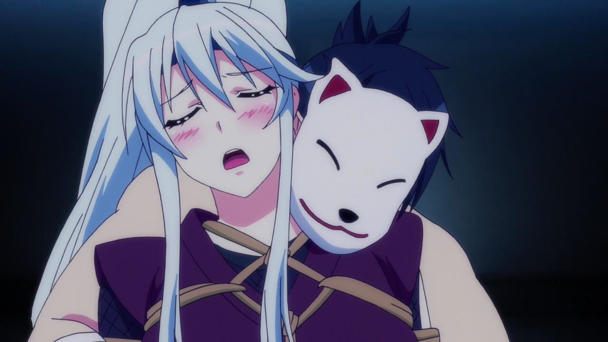アキラ 支部の創作活動垢 アニメ 魔装学園h H Dvdの第１巻特典の１話目より ヒロインの千鳥ヶ淵愛音ちゃんがくノ一になって城主役の傷無に闇討ちを仕掛けるというシチュエーション 天井から気配を殺して傷無に闇討ちを仕掛けるも既に彼女の行動は悟