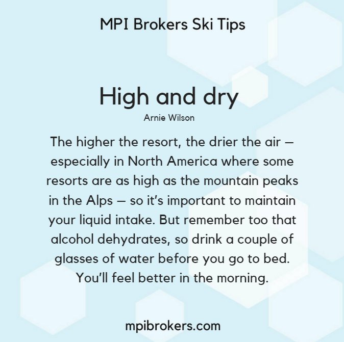 MPI_Winter's tweet photo. Ski Tip of the day from Arnie Wilson #MPITips #TipsFromTheExperts #Skiing https://t.co/T77FtfUd4t