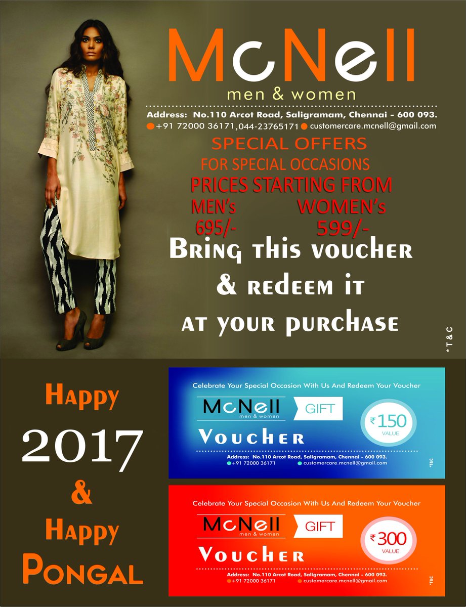 successmanevent's tweet image. #MCNELL Dress Like As You Own The Whole World - Purchase Where The Stars Do....Ethnics - Do Goods For Royal.....
INSTORE OFFERS* Visit Soon