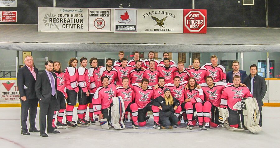 liammelady20's tweet photo. Pink jersey night in Exeter at 8pm.  Come support local hockey 🐥🐥 https://t.co/MmsPzDSo2x
