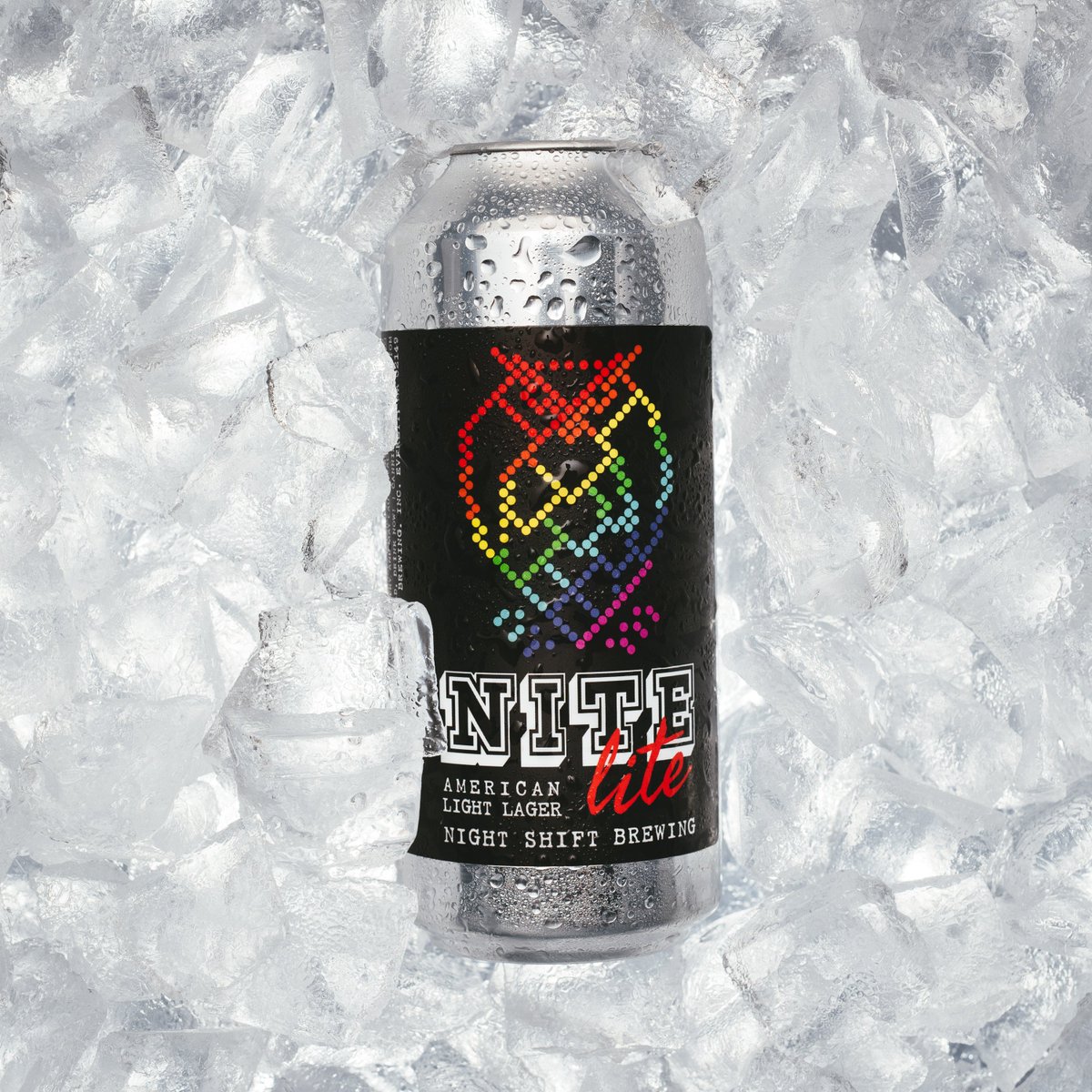 NightShiftBeer's tweet photo. Summer vibes now come in a can! Nite Lite is our easy drinkin’ American light lager, and it's on draft and in 4-packs today! #LiteUpTheNite https://t.co/7P28zjhQ8e