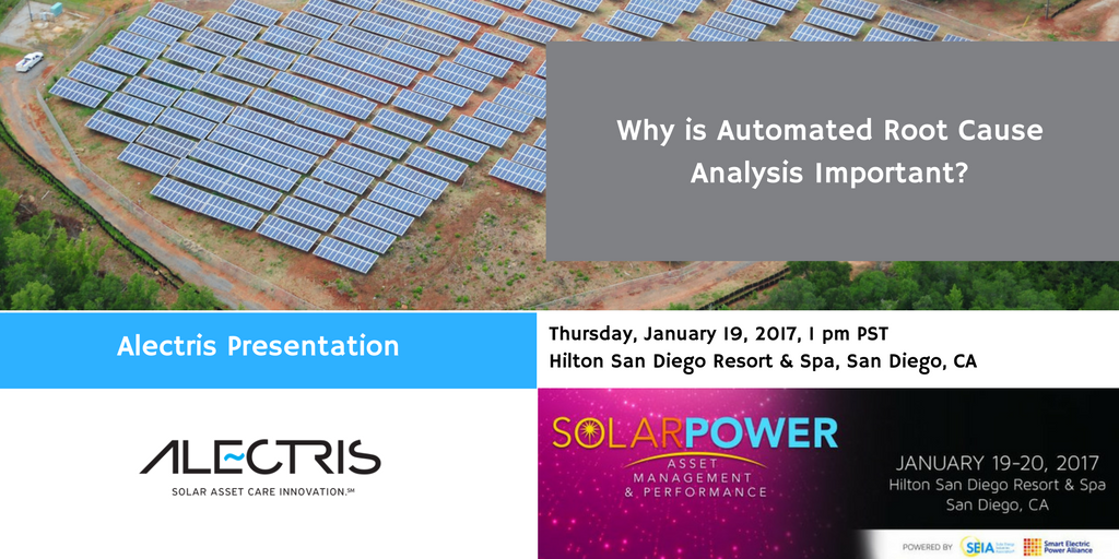 Alectris's tweet photo. #SolarAMP @laks_s on "Why is Automated Root Cause Analysis Important?β" Solar Power Asset Management & Performance https://t.co/didryWspPg https://t.co/Z6HJF31aab