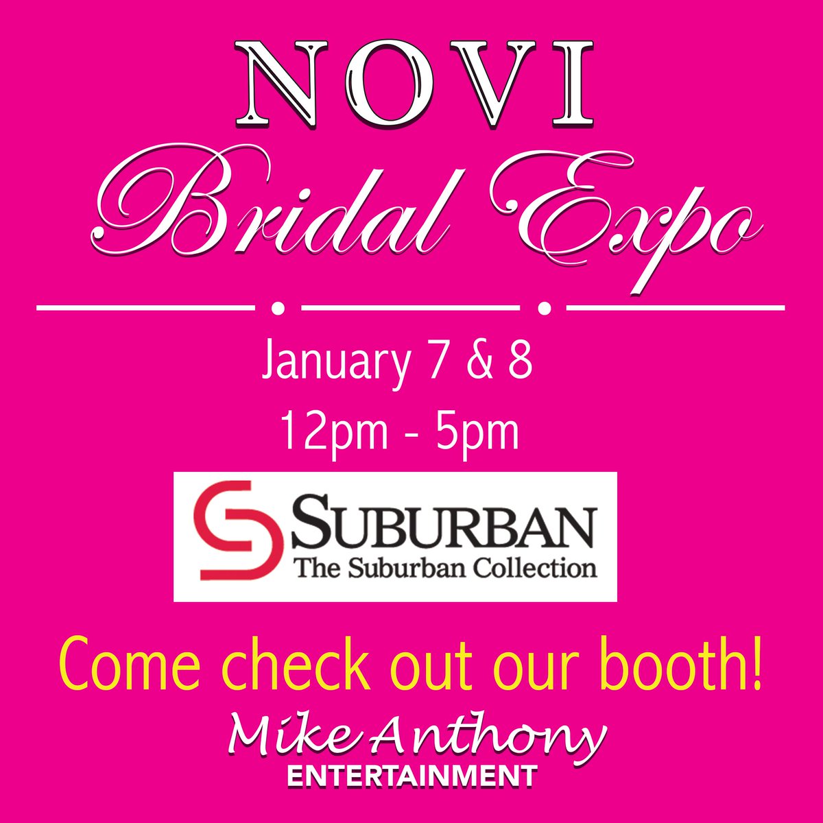 MikeAnthonyEnt's tweet image. We will be at the Novi Bridal Expo this weekend! Come check out our booth for Exclusive Expo Prices! @BridesPub