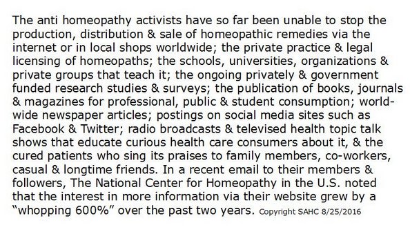 BrownBagPantry's tweet photo. To every #homeopath, #homeopathic patient &amp; #homeopathy supporter on Twitter, a reminder about the skeptics' lack of worldwide influence https://t.co/7UzCQqvi57
