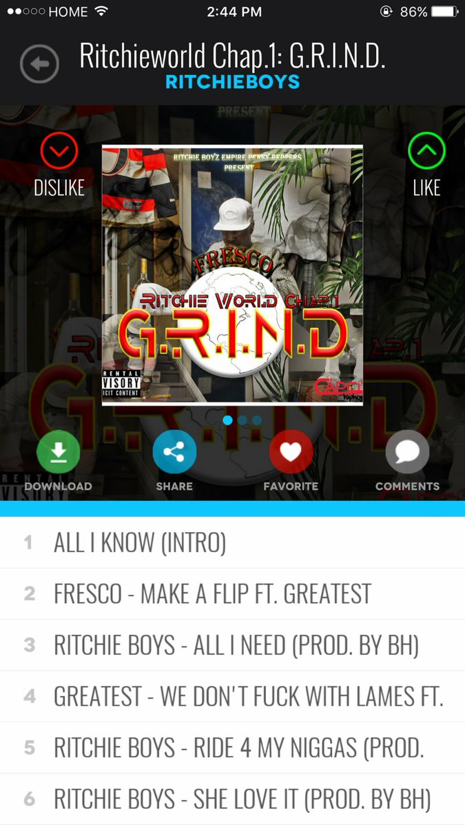 youngbelance's tweet photo. What yall been  waiting for 
RitchieWorld Chap.1 G.R.I.N.D Out now for all are real fans check it out support share like 💯💯💯🔥🔥🔥 https://t.co/7NkZZ12hQ5