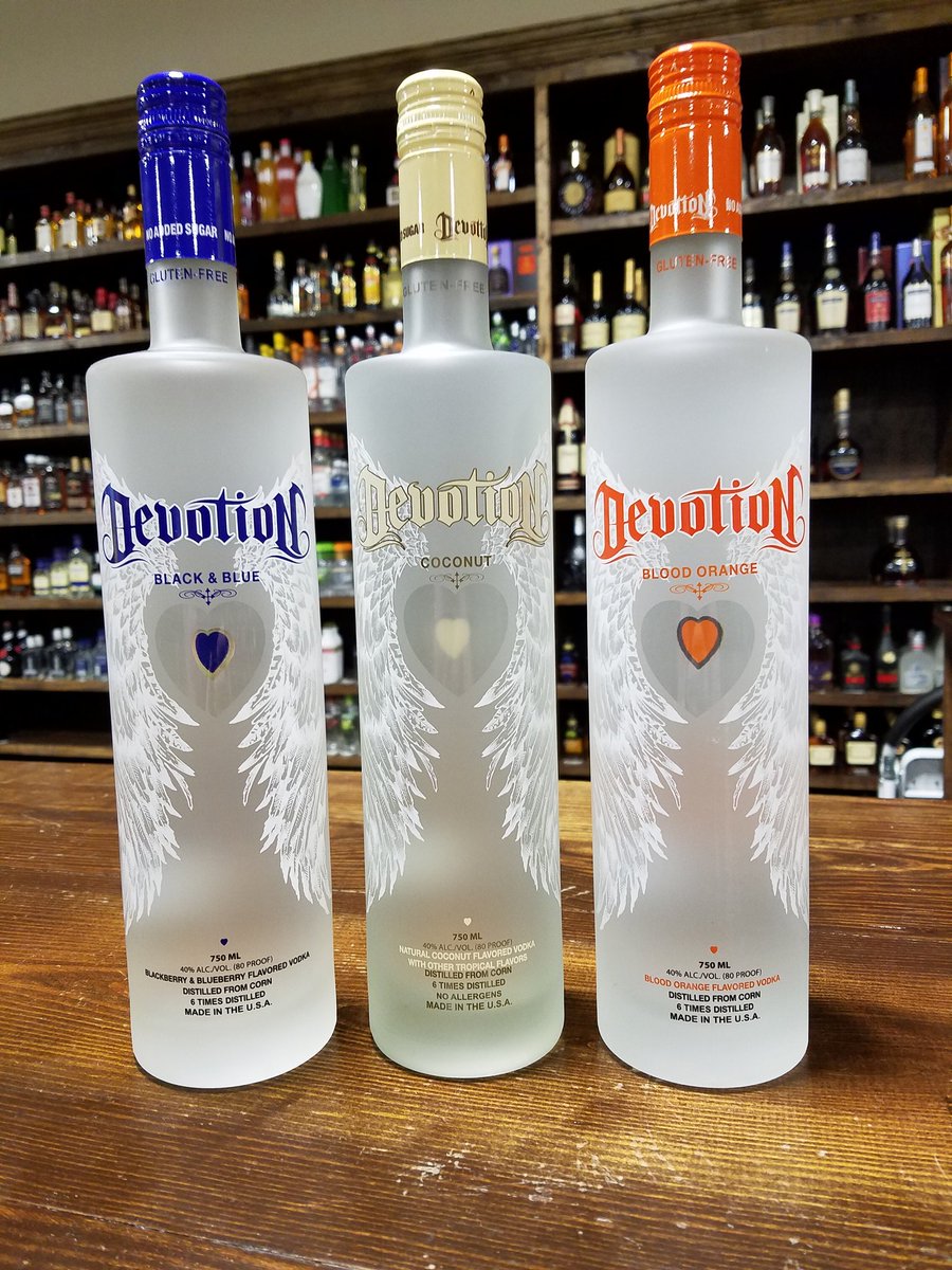 TheBottleShopga's tweet photo. @DEVOTIONVODKA is the world's first and only 100% certified sugar free, gluten free, non-gmo vodka that is American made. #getdevoted https://t.co/dcGXjZTNDX