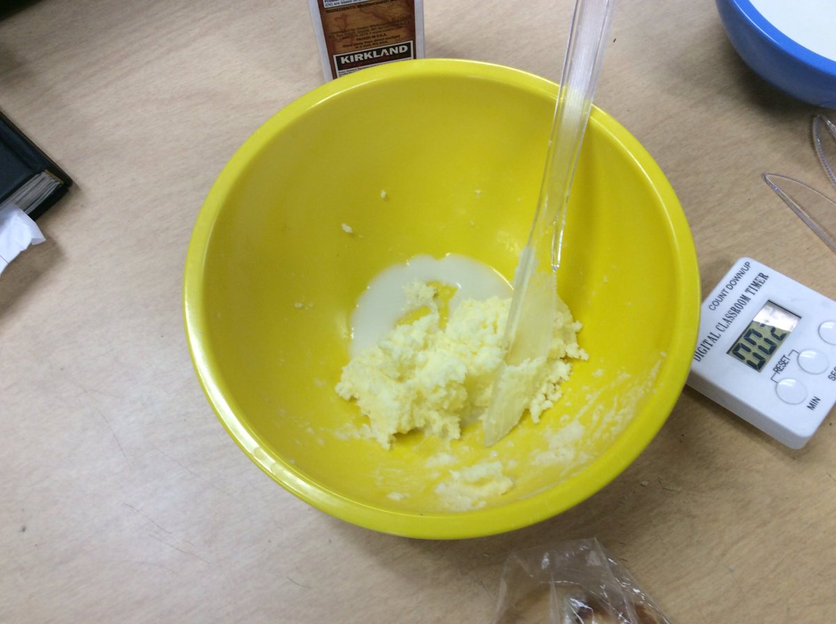 We visited the dairy belt in the Midwest region and made our own butter! #hands on #making memories #yum <a href="/Mrs_Vohland/">Elizabeth Vohland</a> #SFT