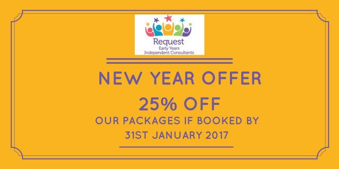 Discount packages for #earlyyears settings in &amp; around worc's. See our website, call/email for info #droitwichhour