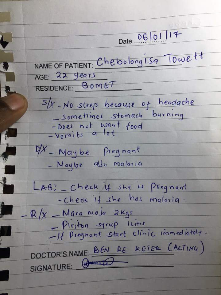 Dawa utanunua kwa chemist. Madaktari mrudi kazi sasa. 😂😂😂😂