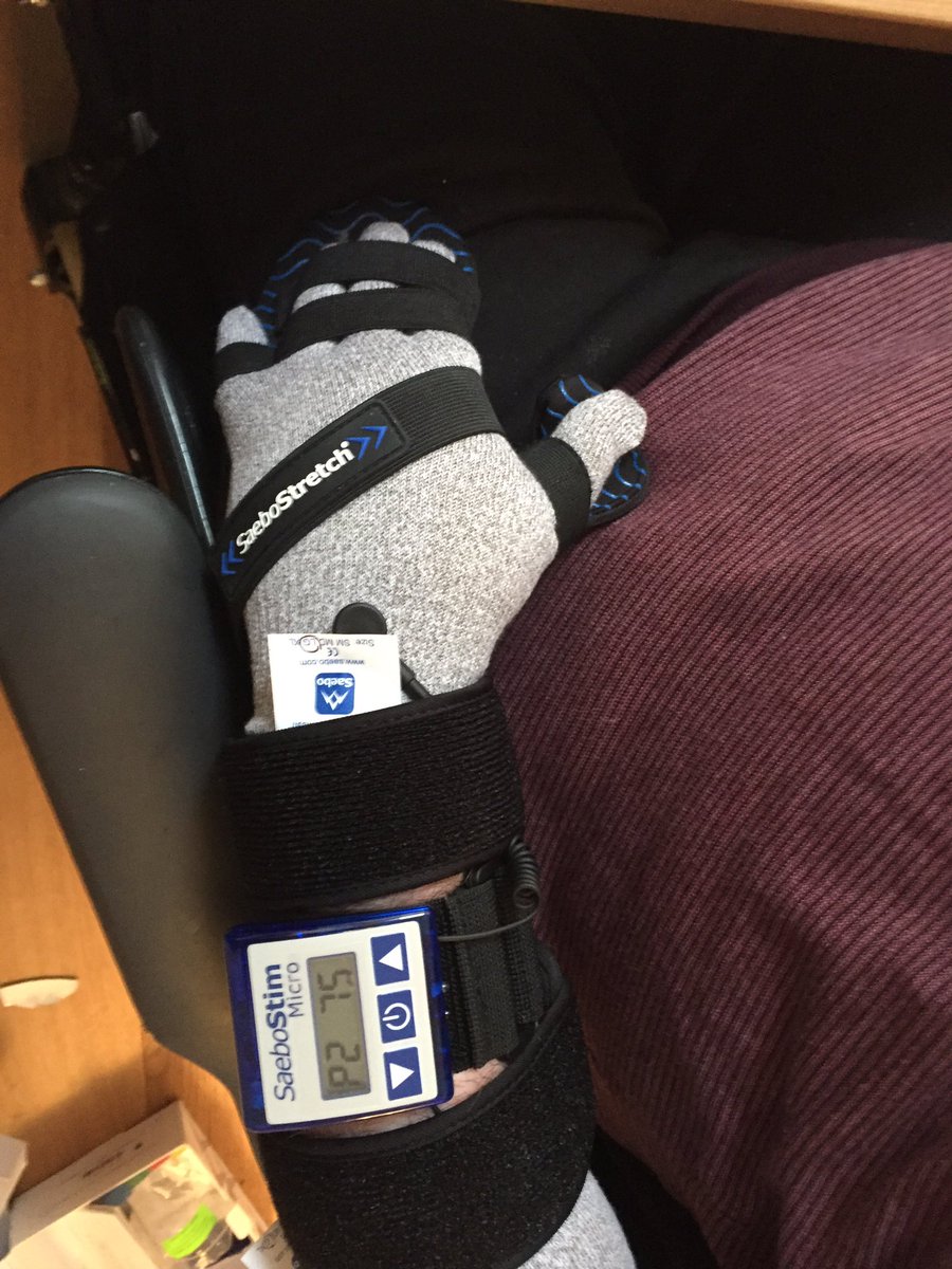 SaeboUK's tweet photo. Multitasking #SaeboStim micro + #SaeboStretch for night. #SaeboGlove, #saebomini mas + #SaeboAviva Stim for day. They'll be busy! @Saeboinc https://t.co/6UB3YXZNEO