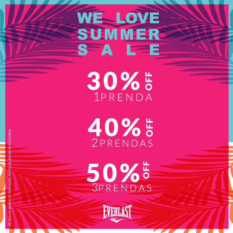 EverlastChile's tweet photo. Ya comenzó el “Sale de Temporada” en todas nuestras tiendas, ven y aprovecha estos increíbles descuentos. ¡No te lo pierdas! https://t.co/RKBFbdQ1LQ