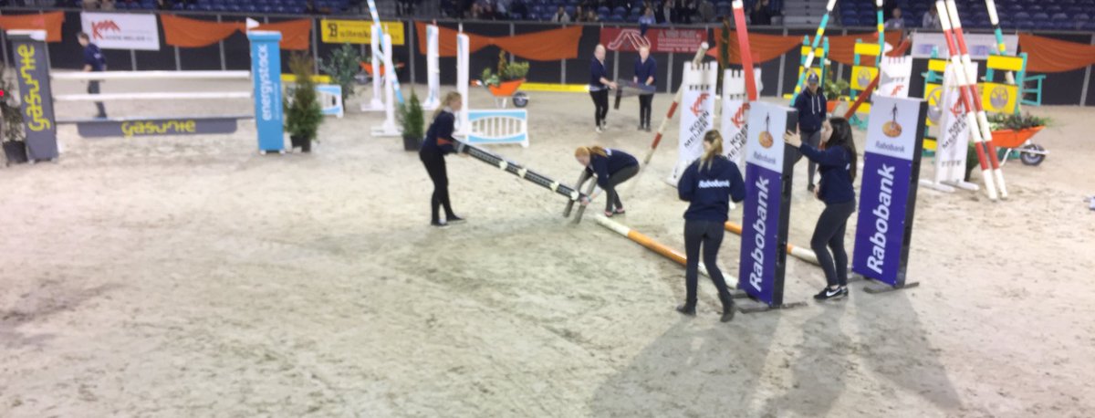 Alles wordt in gereedheid gebracht voor de <a href="/Gasunie/">Gasunie</a> prijs <a href="/IndoorGroningen/">Indoor Groningen</a> om 18:30 starten wij met deze CSI2*1.40m rubriek #welkom