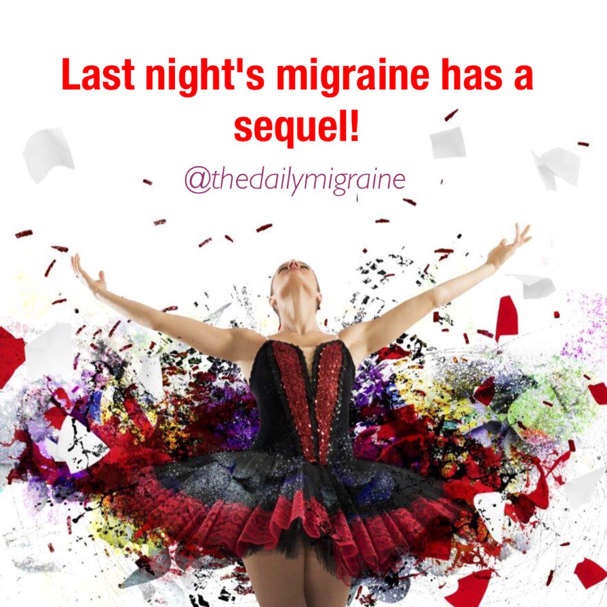 MigraineAgain's tweet photo. #thedailymigraine #migraines #spoonie https://t.co/vKA0QgoGBR
