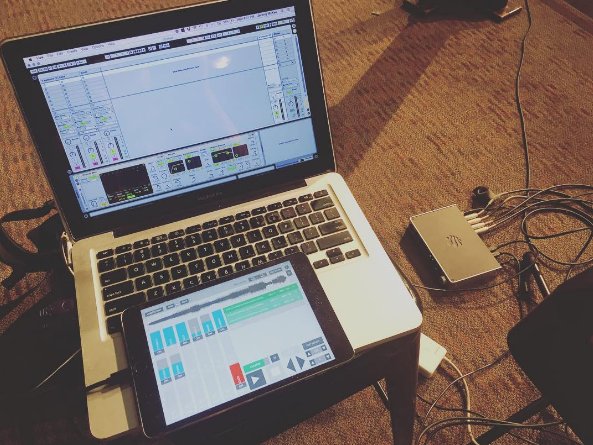 iConnectMIDI's tweet photo. Jeremy called his iConnectAUDIO4+ #OneInterfaceToRuleThemAll. :) See his full setup & praise here >> https://t.co/FmneLxVO9e #HowDouConnect https://t.co/4fG5MEzbIQ