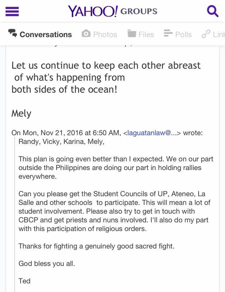 shay_patino's tweet photo. More on Yahoo #LeniLeaks
Ted Laguatan (Columnist,INQ) his exchange of Emails calling 4 P.Duterte Ouster @indaysara https://t.co/0mHJlGAsZg