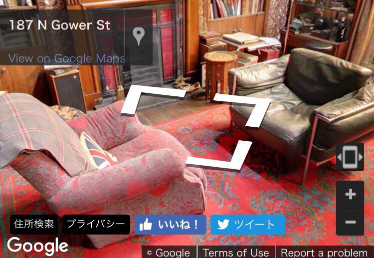 シャーロック ホームズが住んでいたベイカーストリート221bの部屋のなかがグーグルストリートビューで公開 Togetter