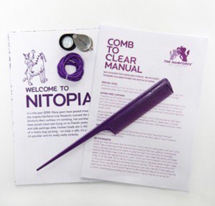 Now the kids are back to school,make sure you regularly check yr child's hair.We can arm you with the tools to do so! #lice #nits #kids