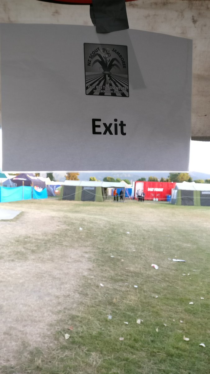 Farewell #nzjamboree looking forward to seeing you at #AJ2019 <a href="/ScoutsAustralia/">Scouts Australia</a> <a href="/ScoutsNZ/">SCOUTS New Zealand</a>