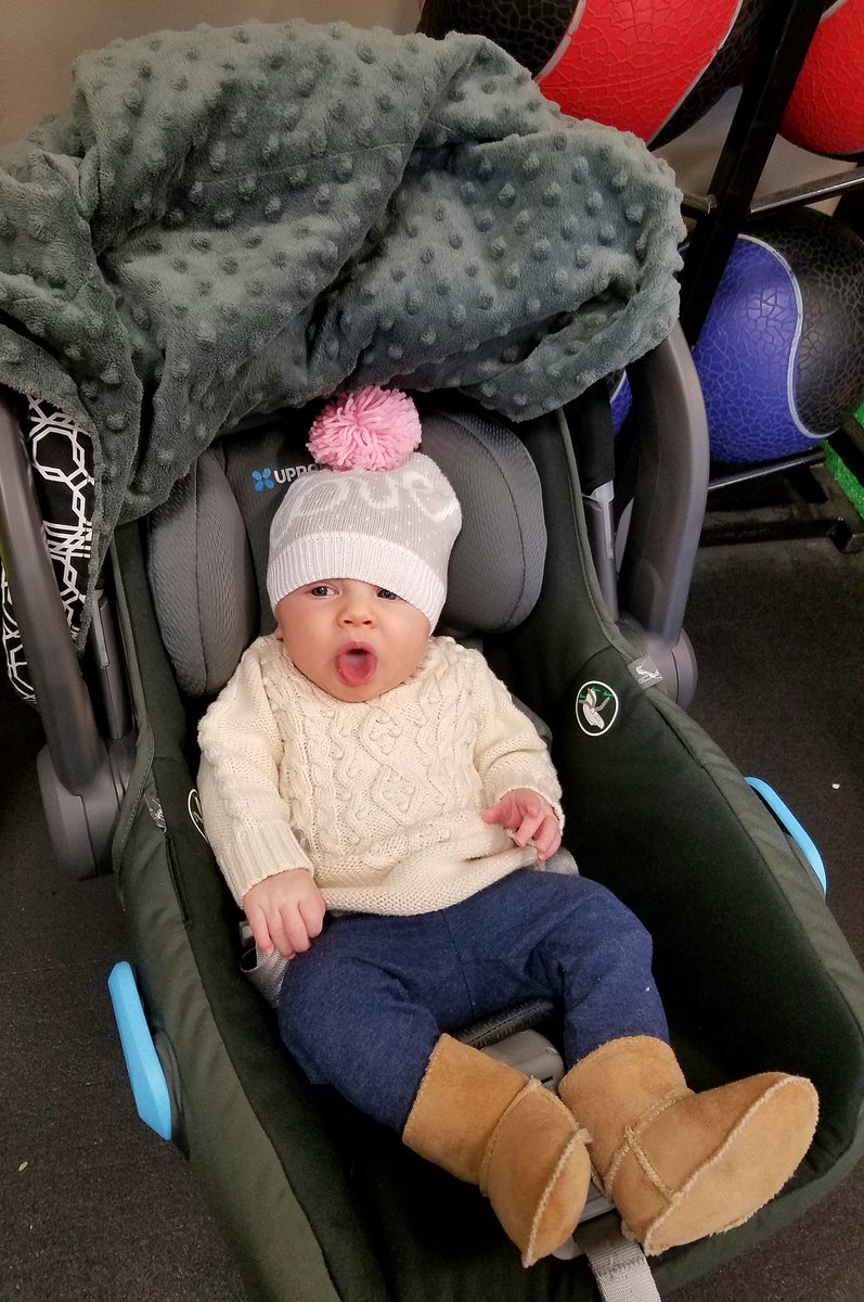 fsujmac's tweet photo. Mommy's workout buddy...#PicsofPayce https://t.co/rfe7cFzdiD